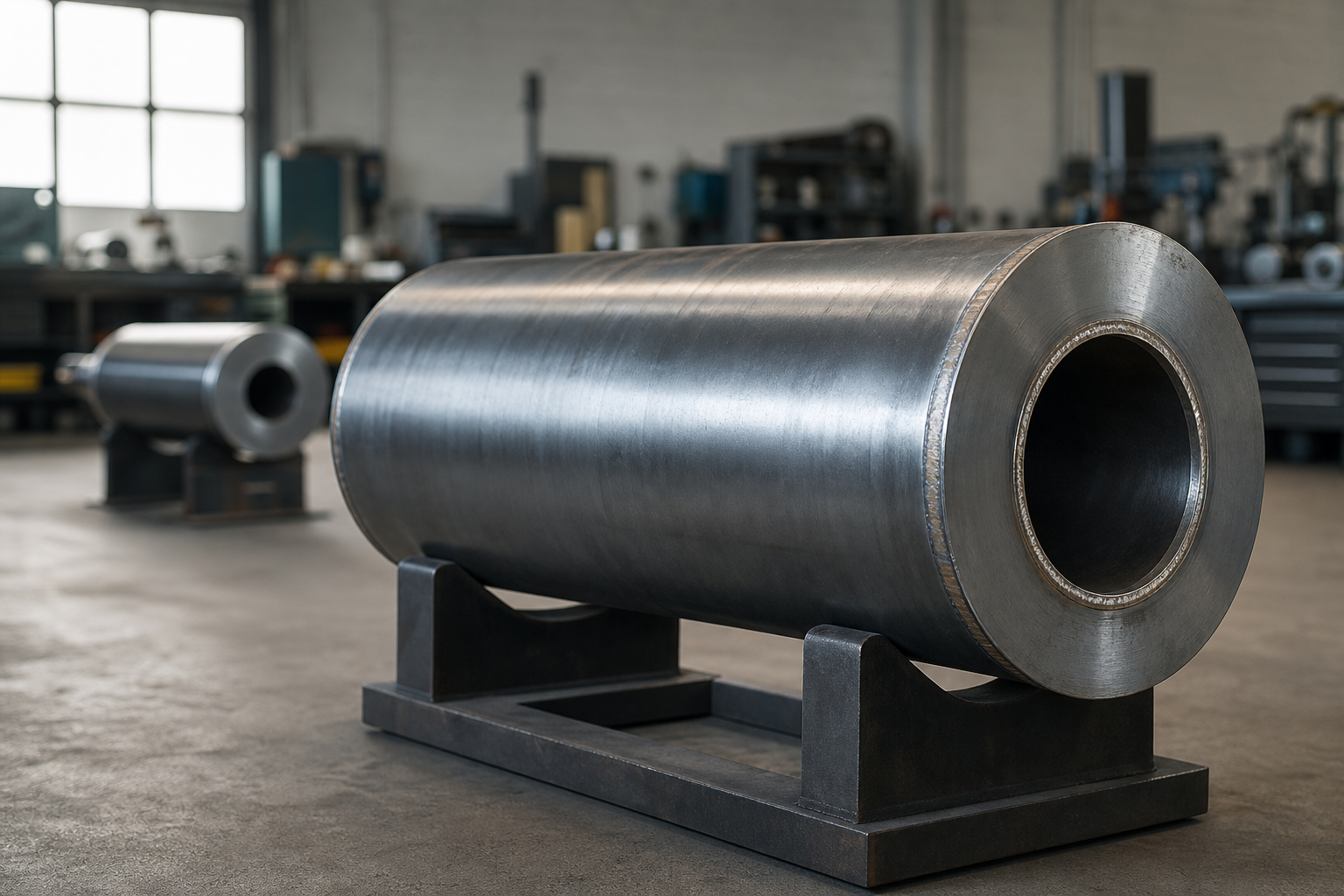 Tubular Steel Roll Construction