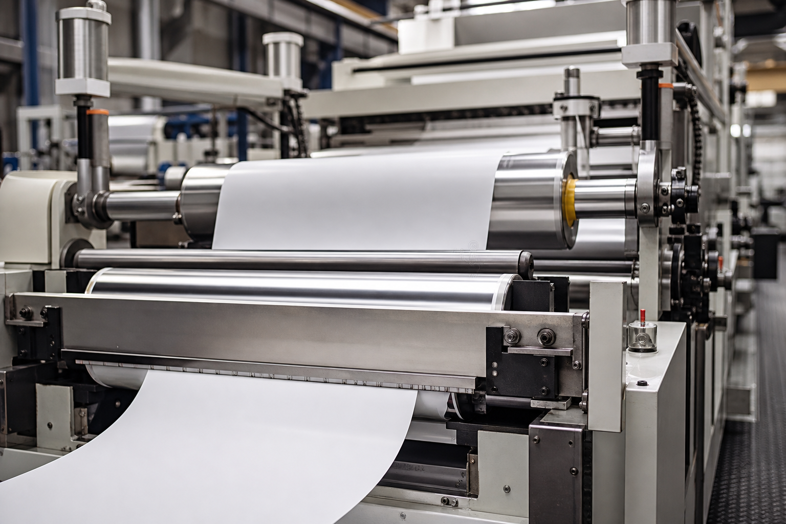 Web Coating Process with Heat Transfer Rolls