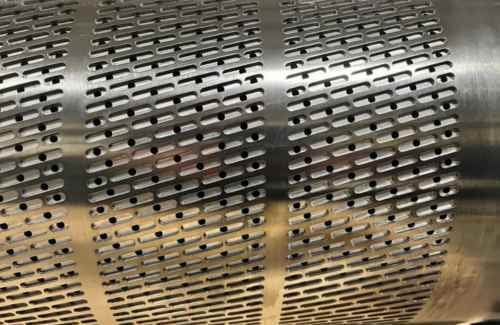 grooved vacuum roll
