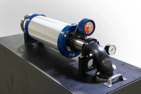 Vacuum tension rolls provide single-sided contact with a web process.