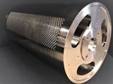 Vacuum pull rolls for delicate films and printed electronics.