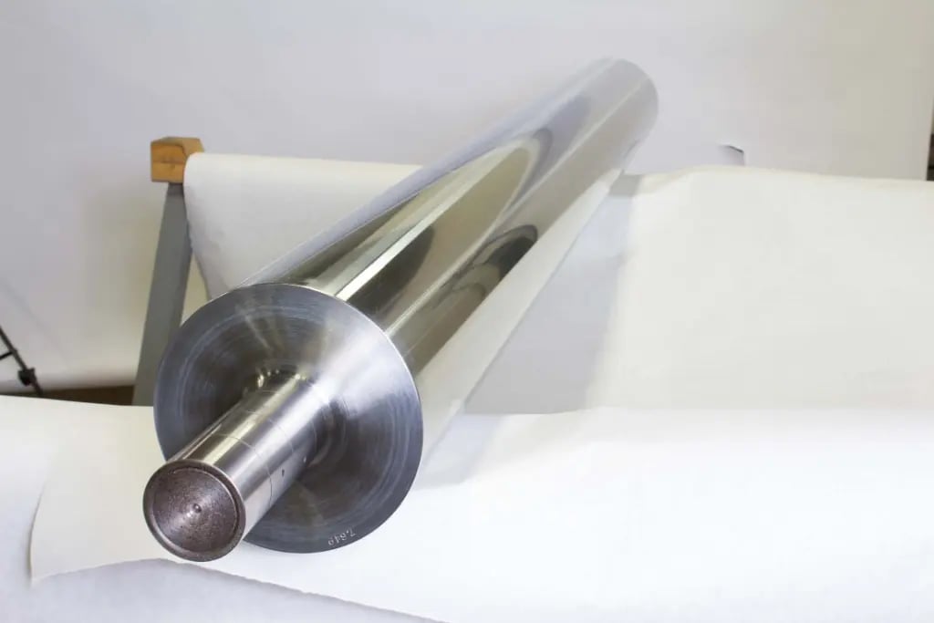 End of a custom idler roll 