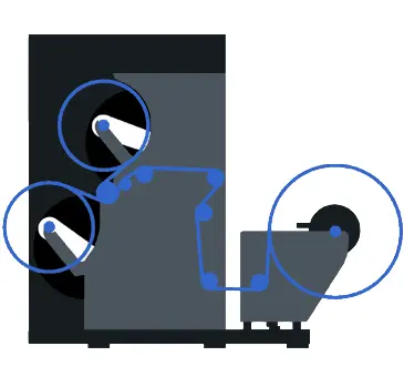 Center Sufrace Rewinder Webpath Graphic